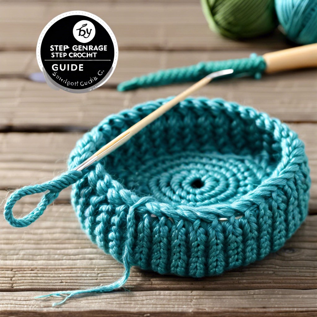 single crochet stitch visual guide for crafting a single crochet stitch