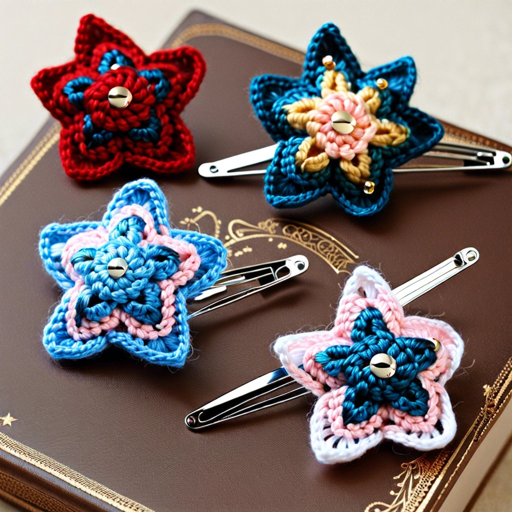 star hair clips