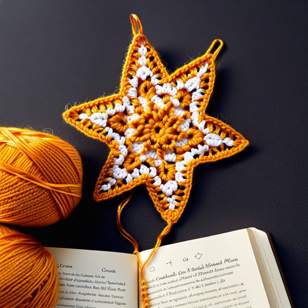 star motif bookmark idea