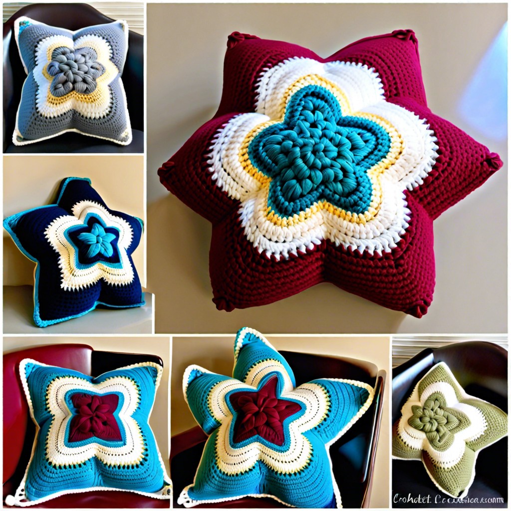 star shaped pillows