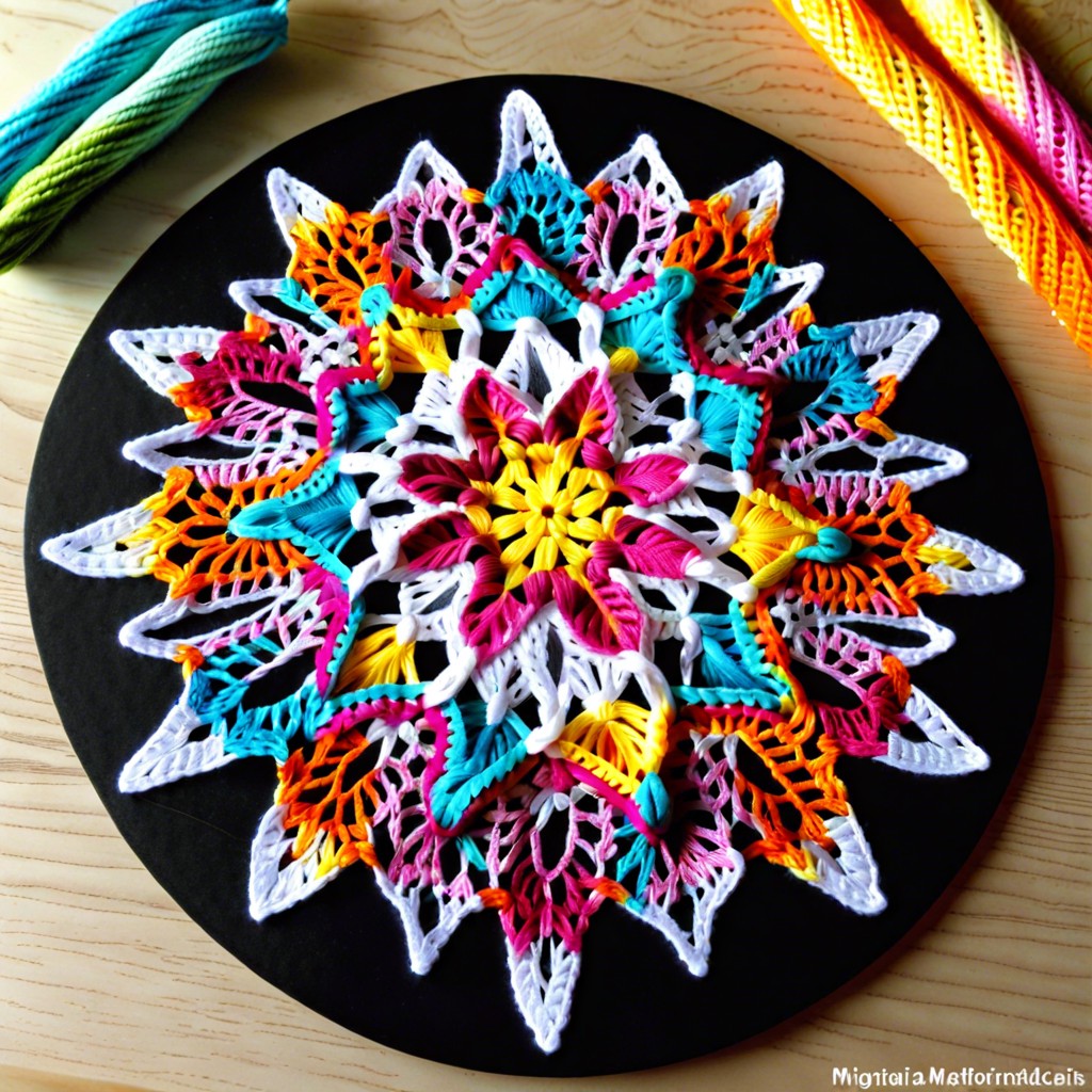 starburst motif doily tutorial