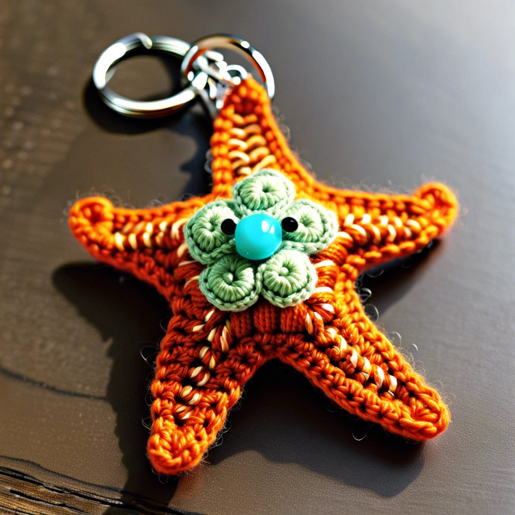 starfish keychain