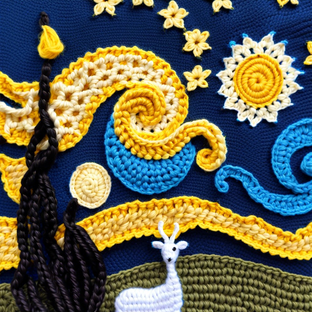 starry night wall hanging