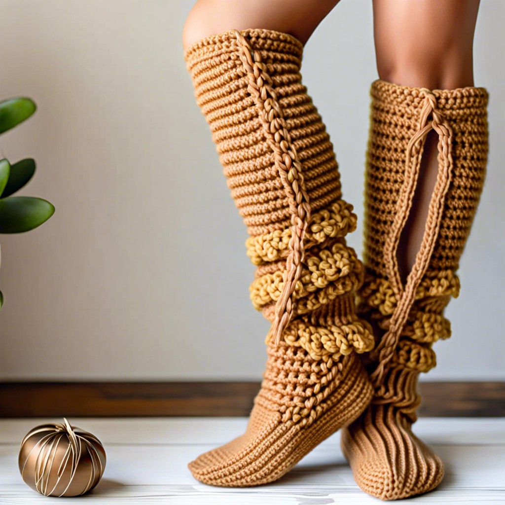 tapered leg warmers