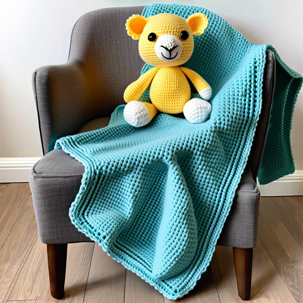 textured baby blankets