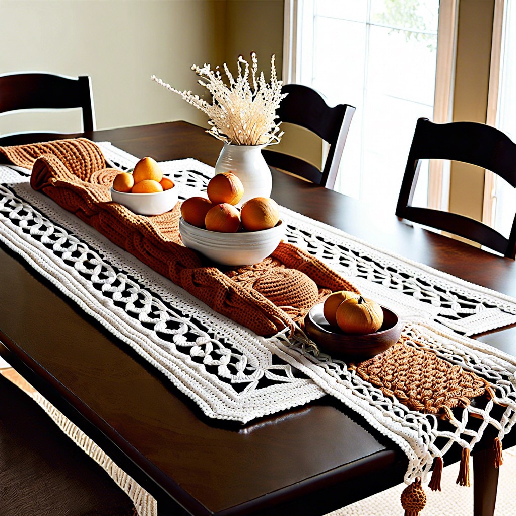 textured table runners