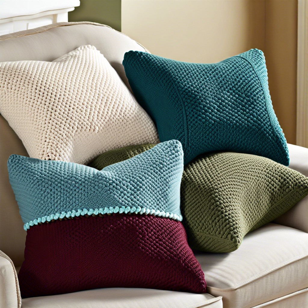 textured throw pillow covers