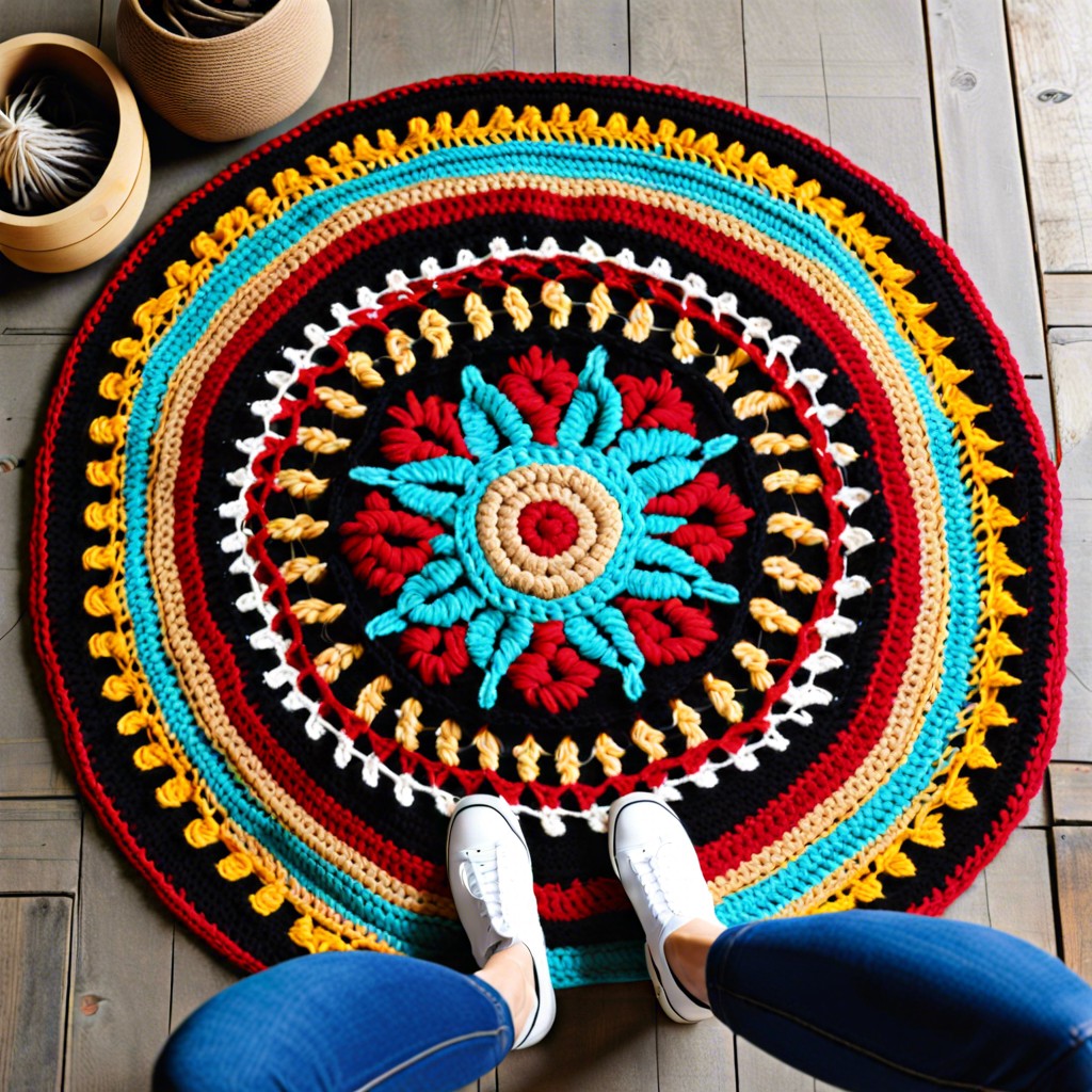 tribal inspired rug