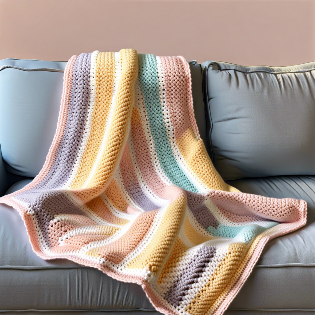 triple crochet baby blanket