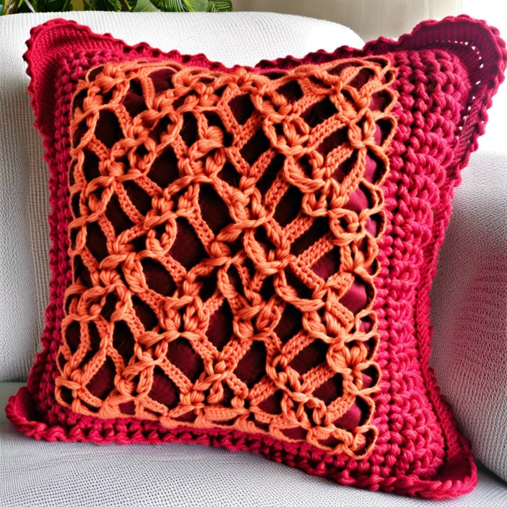 triple crochet cushion covers