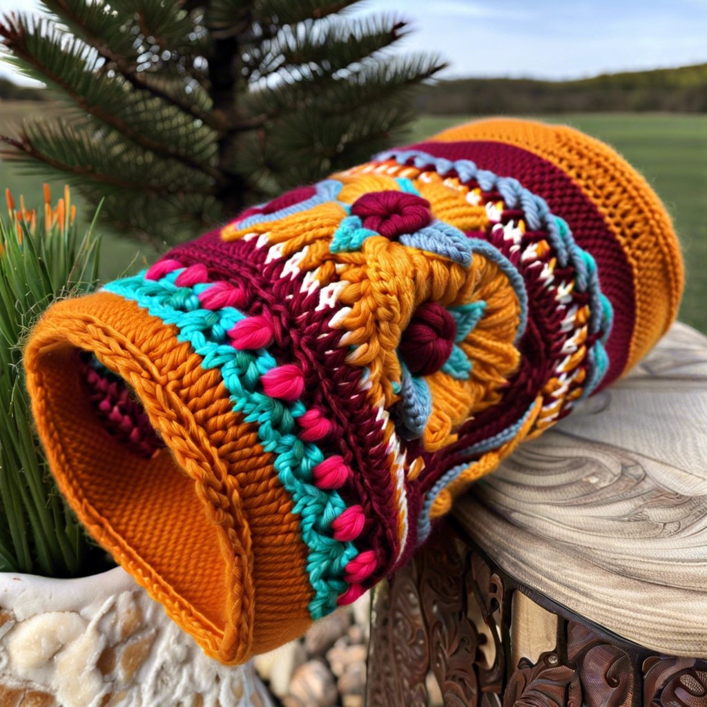 tunisian crochet sleeves