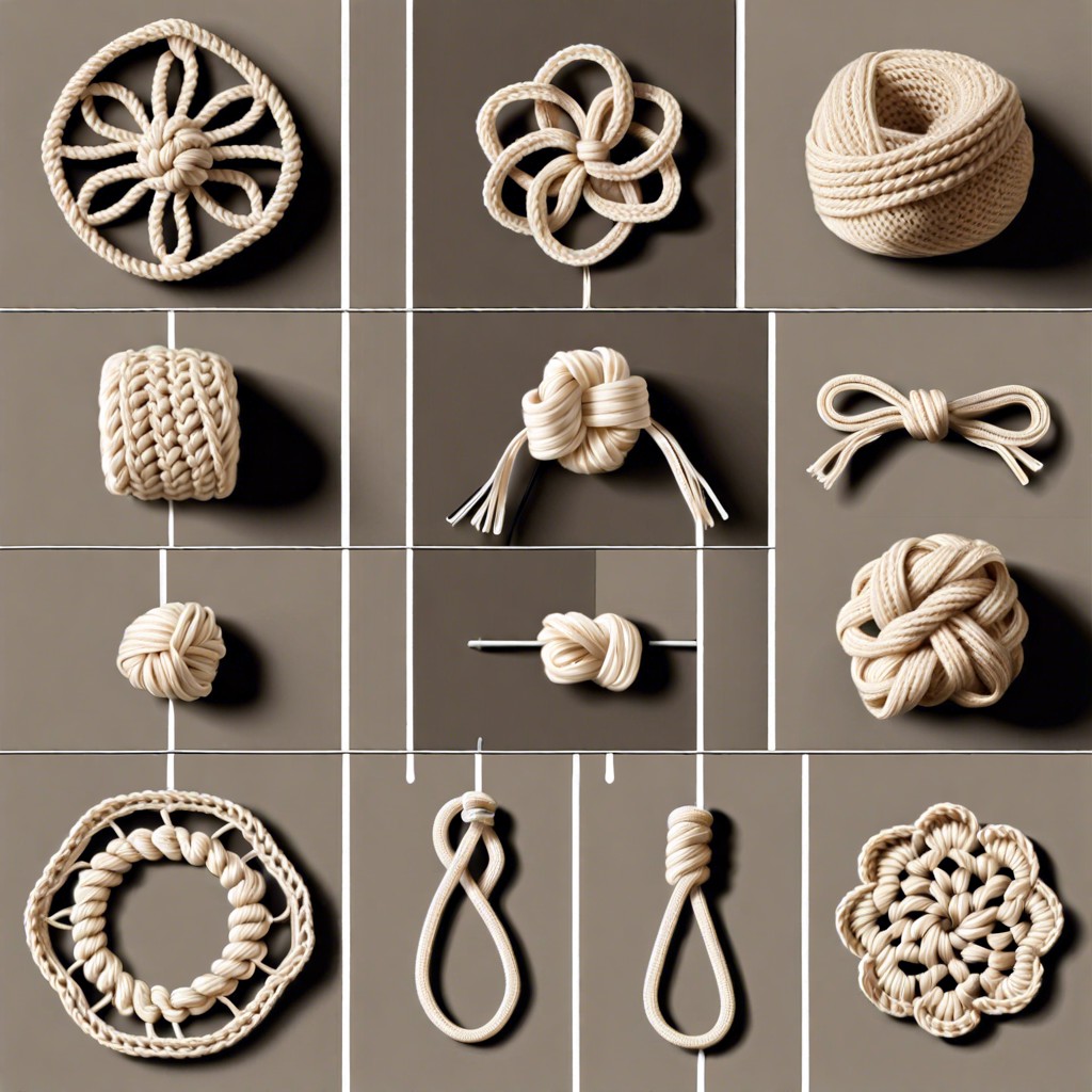 types of finishing knots in crochet