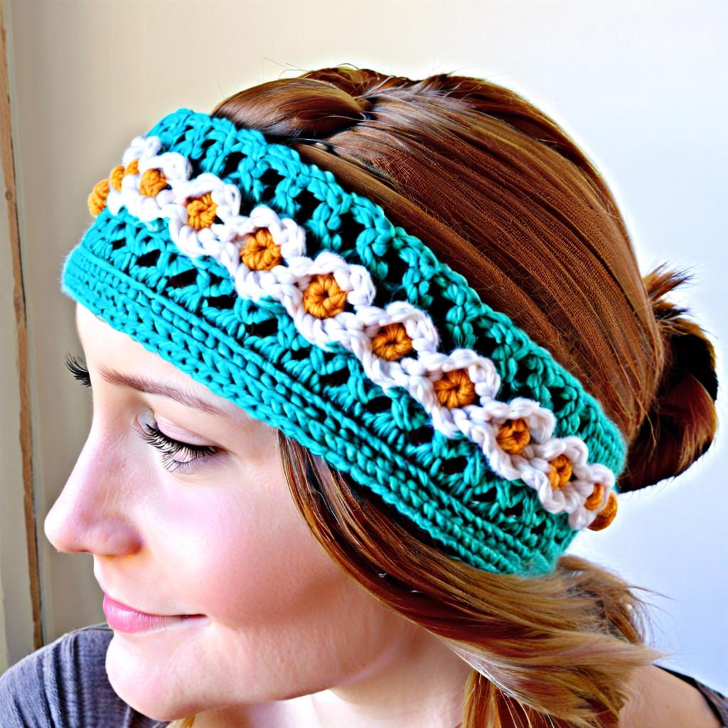 whip stitch crochet headbands