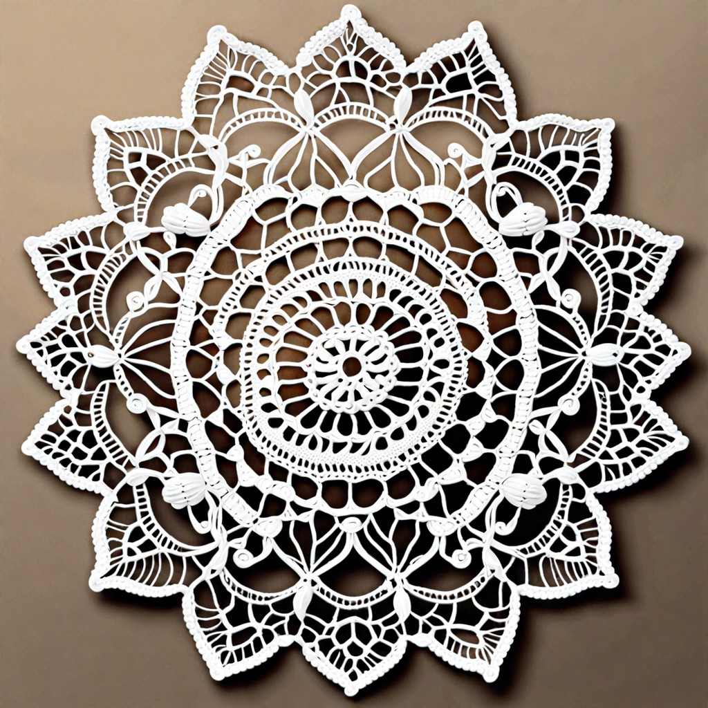 zodiac signs themed doily collection