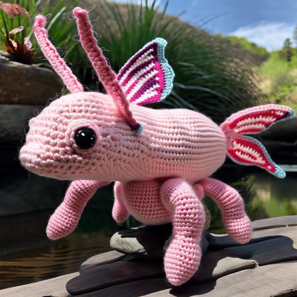axolotl with butterfly wings
