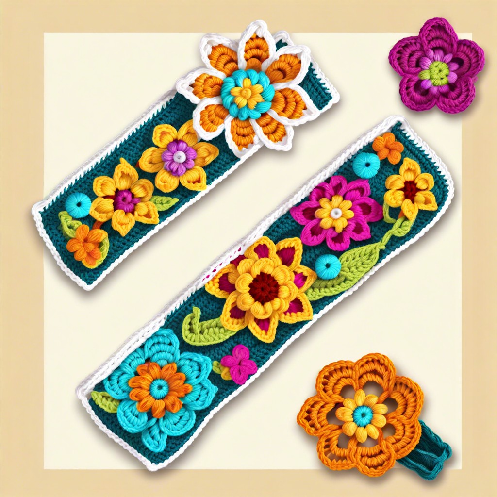 floral pattern bookmark