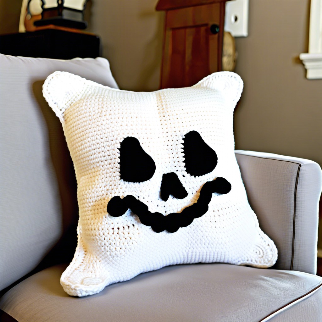 ghost pillow cover