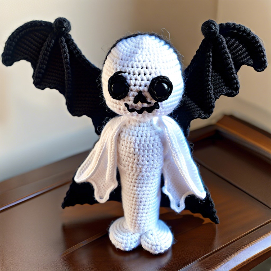 ghost with bat wings