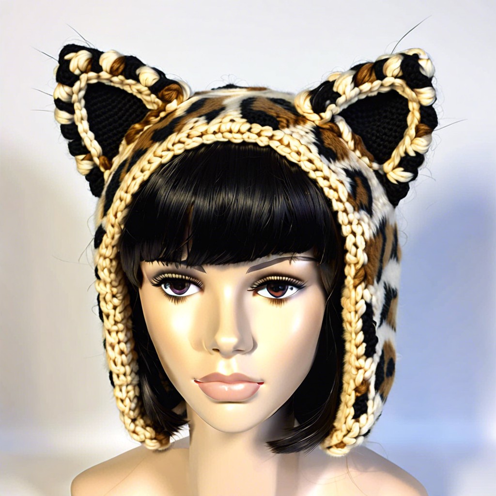 leopard print ears