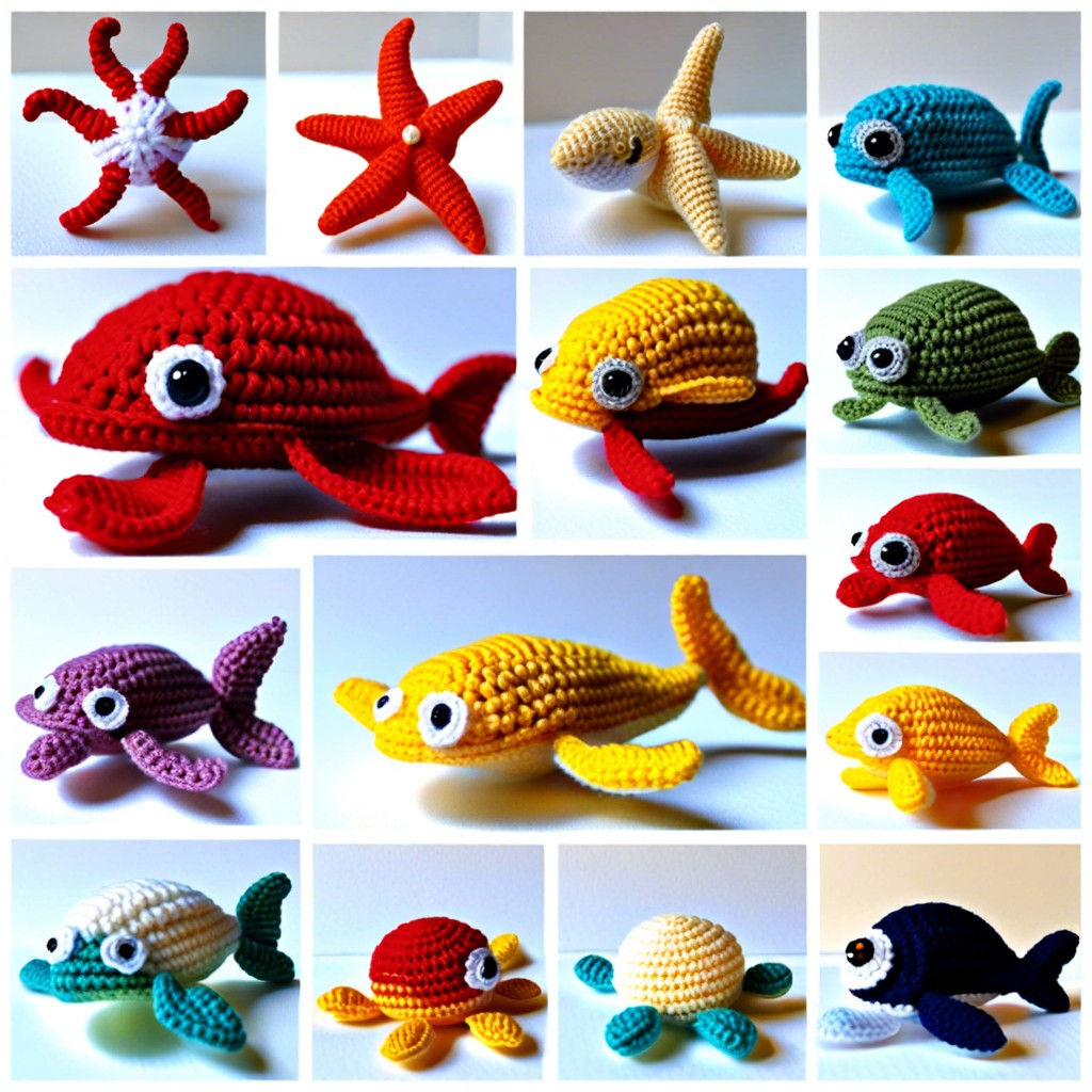 miniature sea creatures