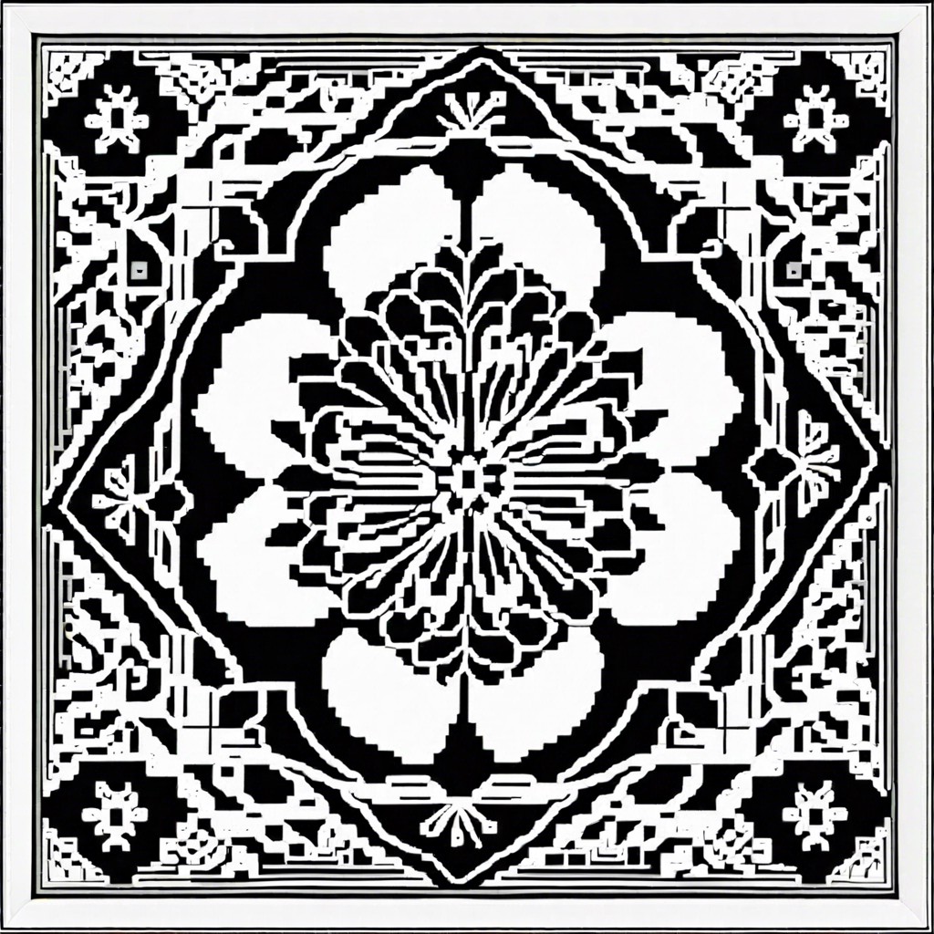 overview of which way filet crochet pattern