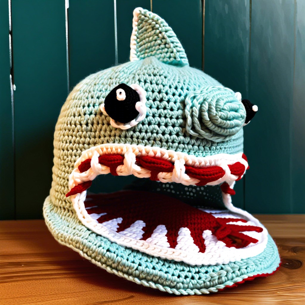 shark themed hat