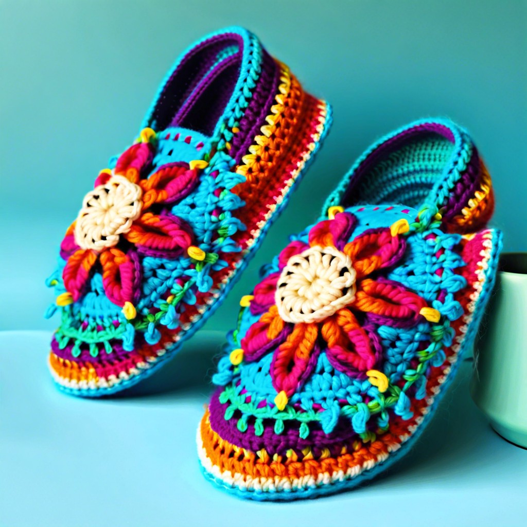 starburst mandala slippers