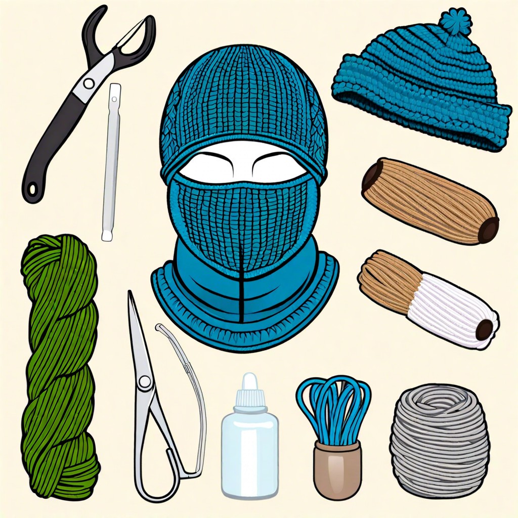 supplies youll need for a crochet balaclava