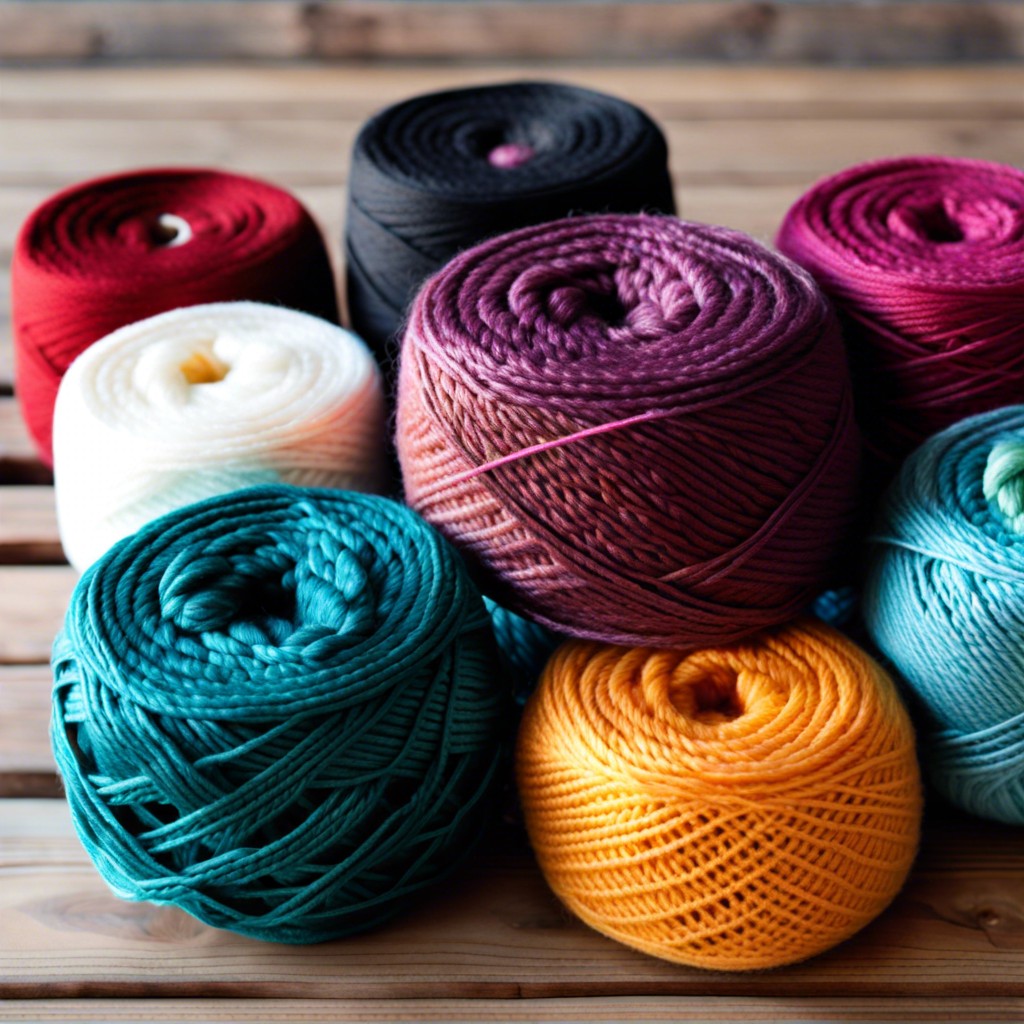 the weight of the yarn matters