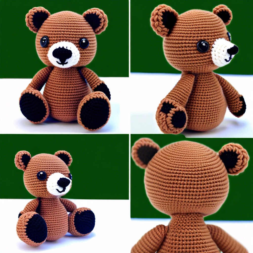 brown bear amigurumi