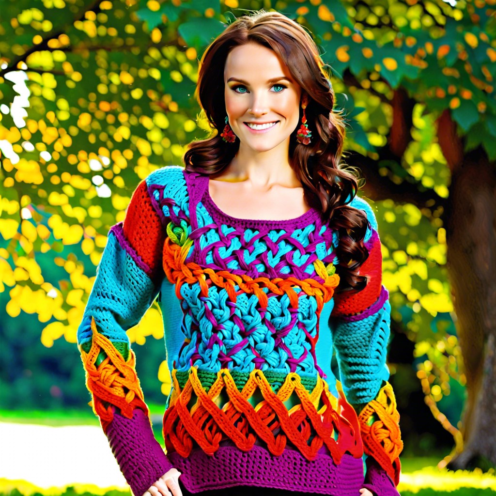 celtic weave jumper