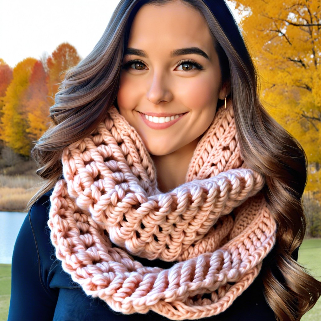 chunky infinity scarf