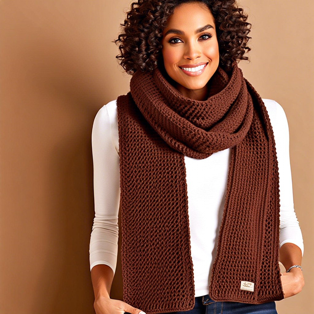 cocoa bean scarf