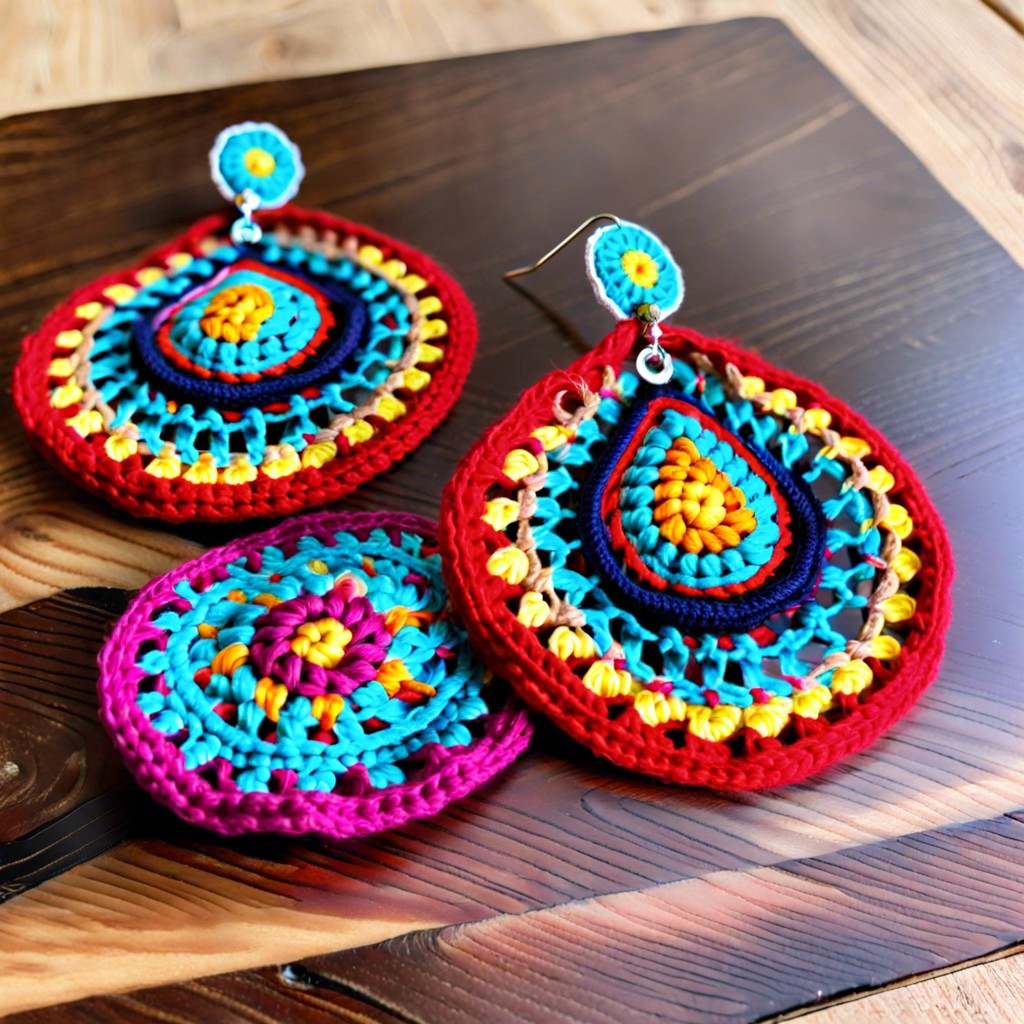 crochet earrings