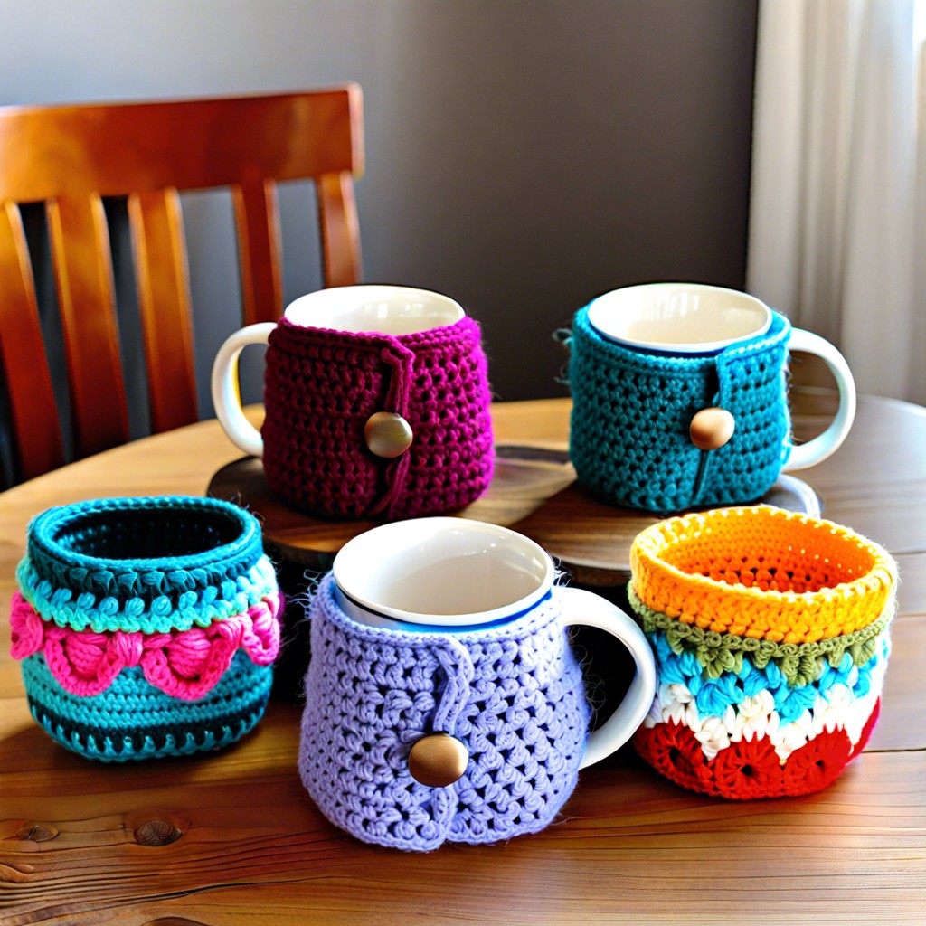 crochet mug cozies