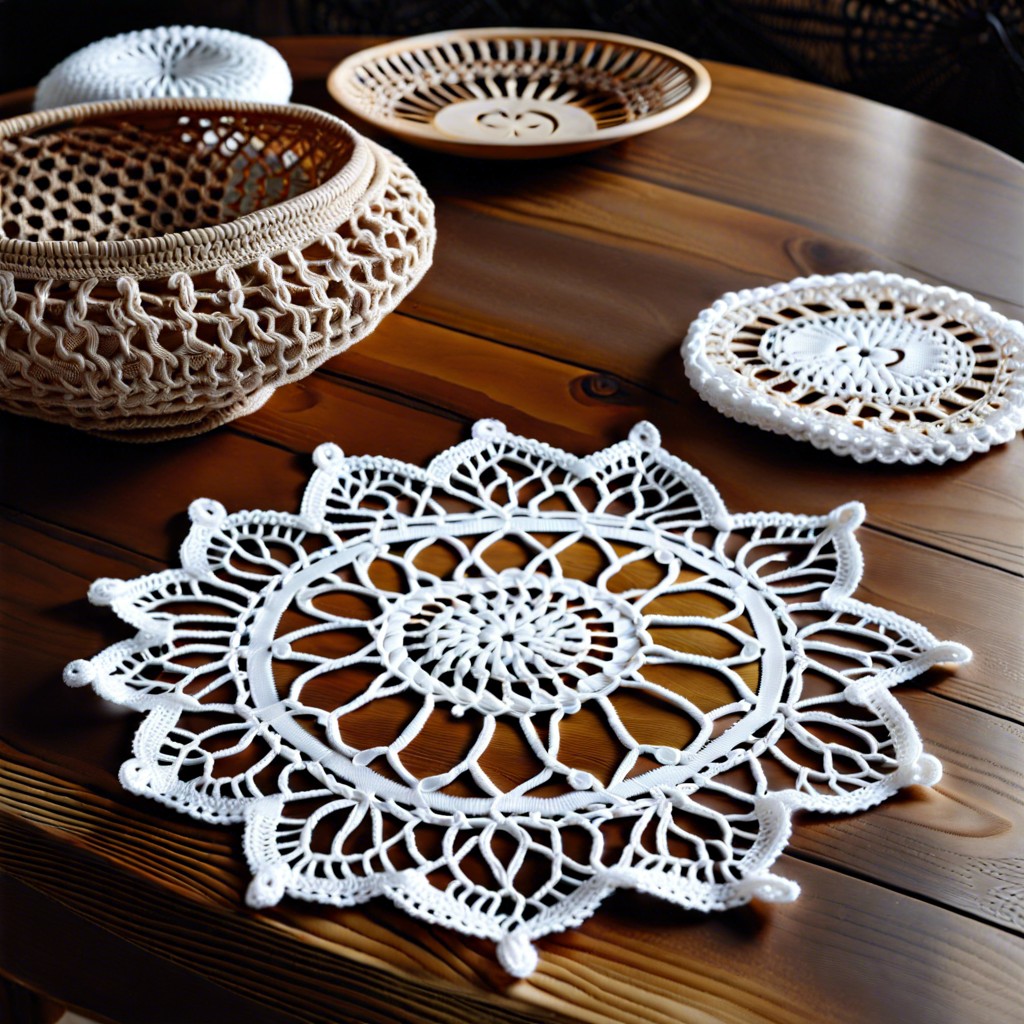 decorative crochet doilies