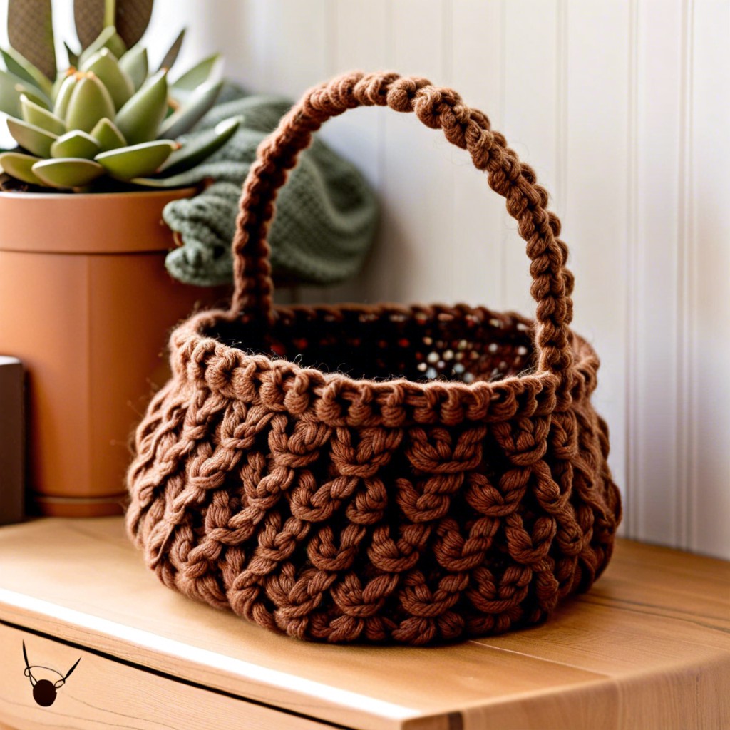 earth tone basket