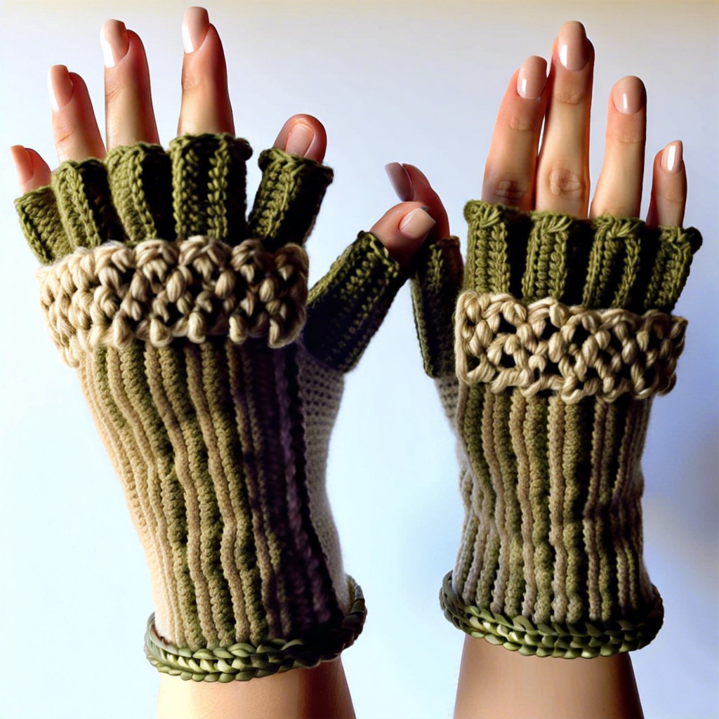 fingerless gloves