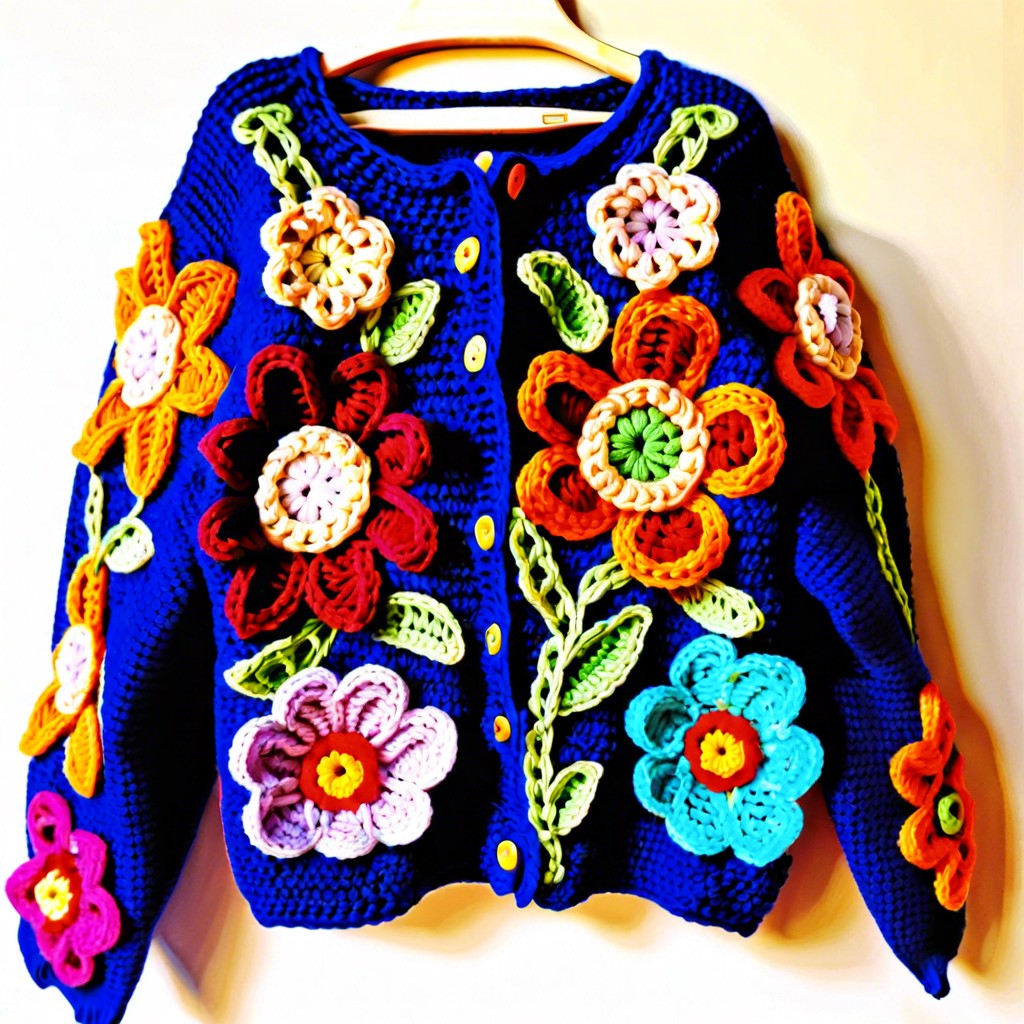 floral applique jumper