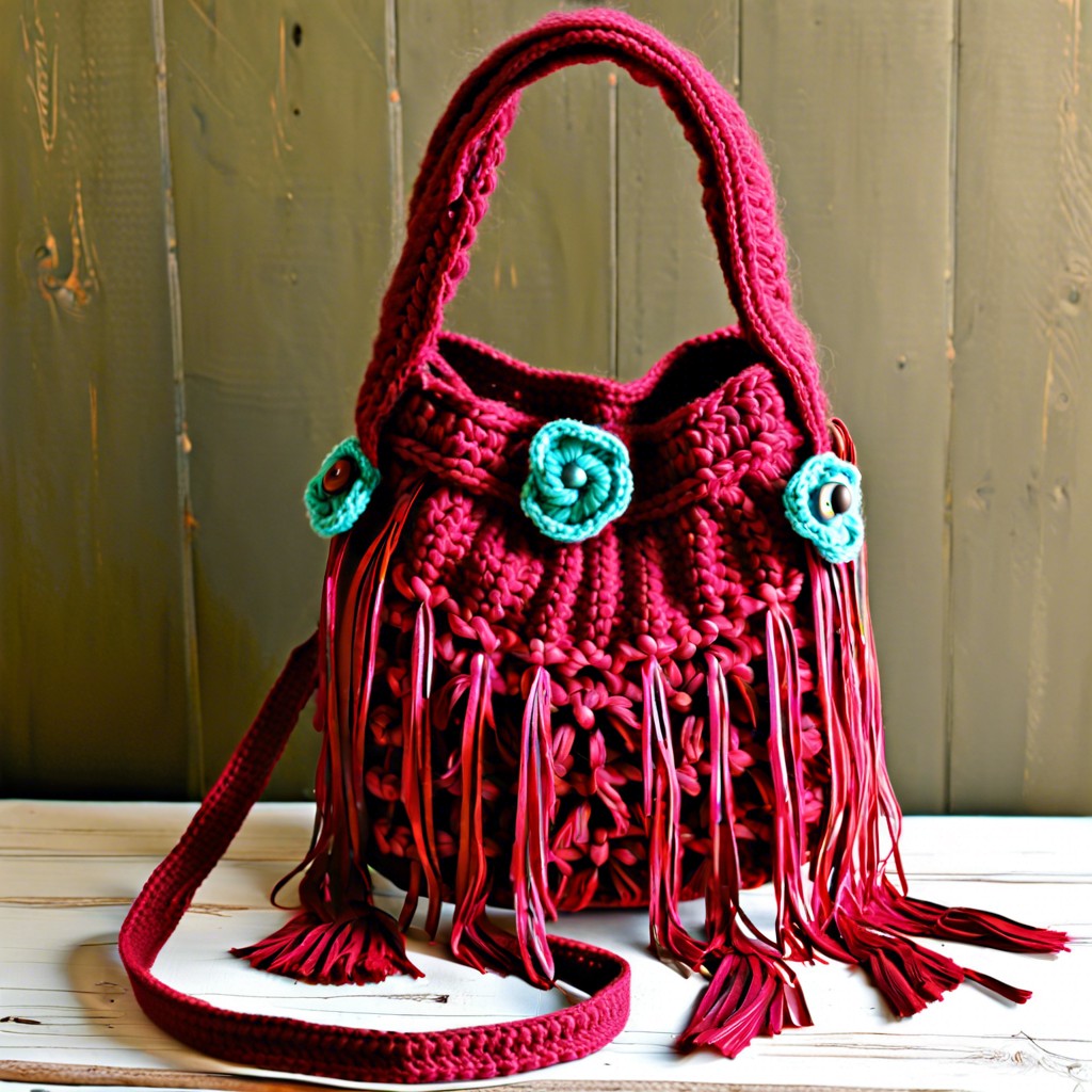 fringe shoulder bags