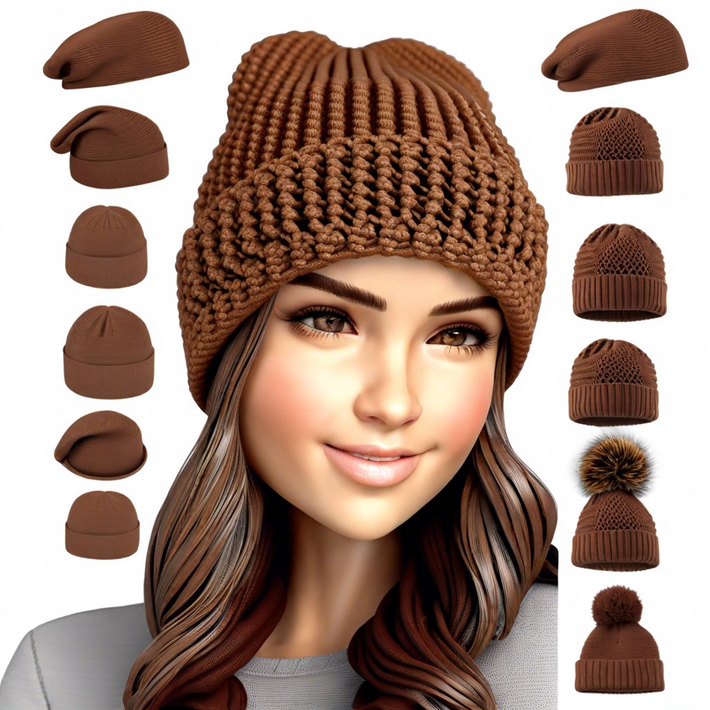 hazelnut colored beanie