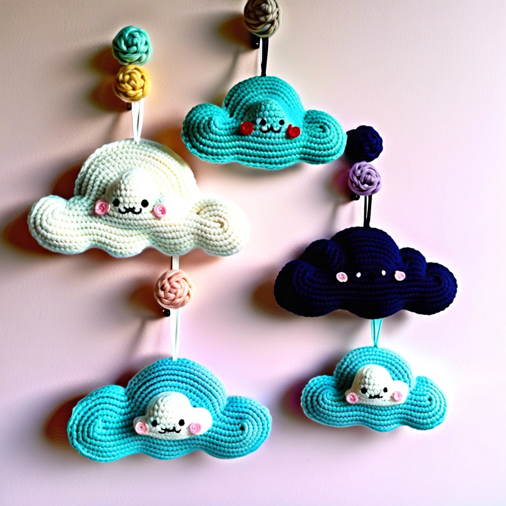 kawaii cloud hangers