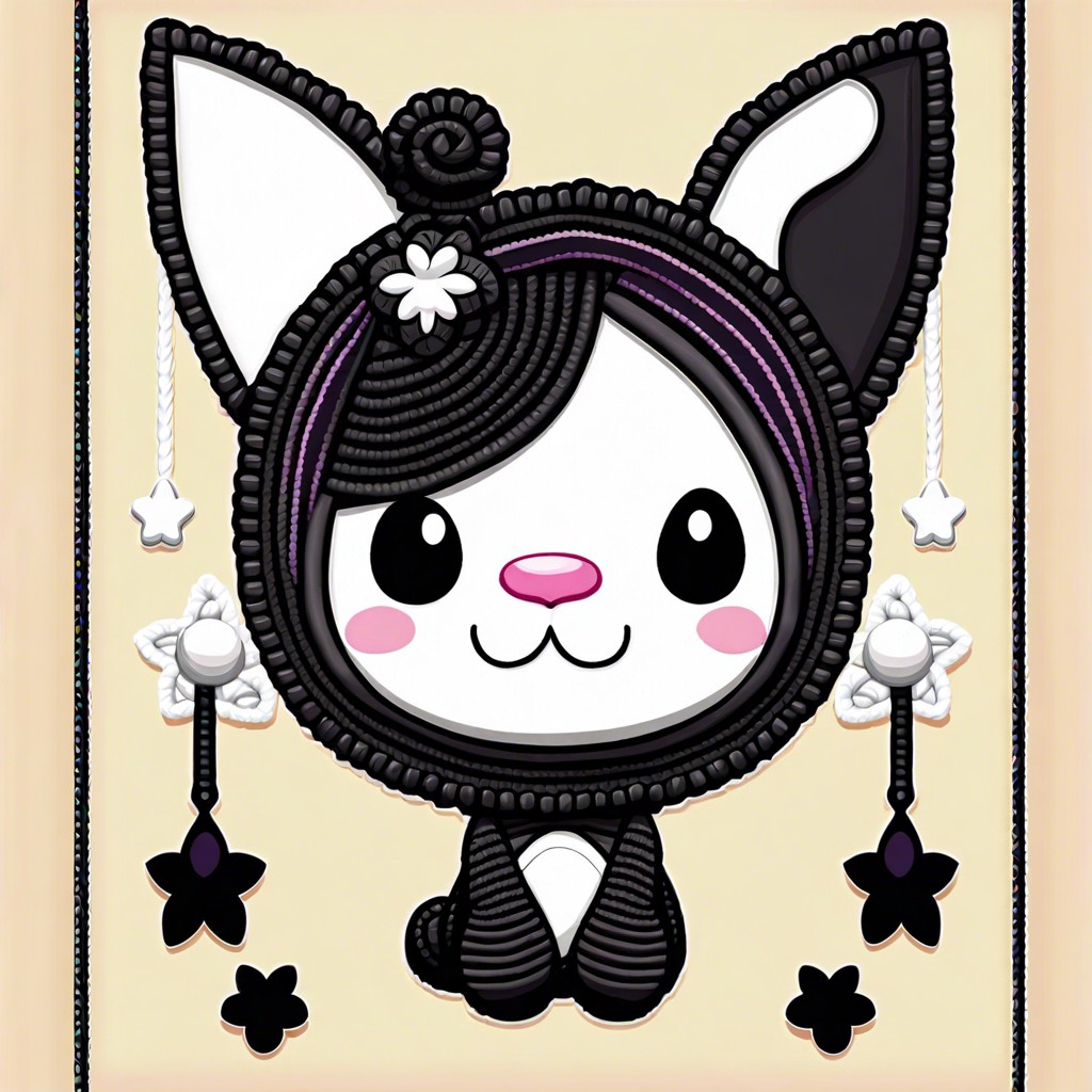 kuromi wall hanging