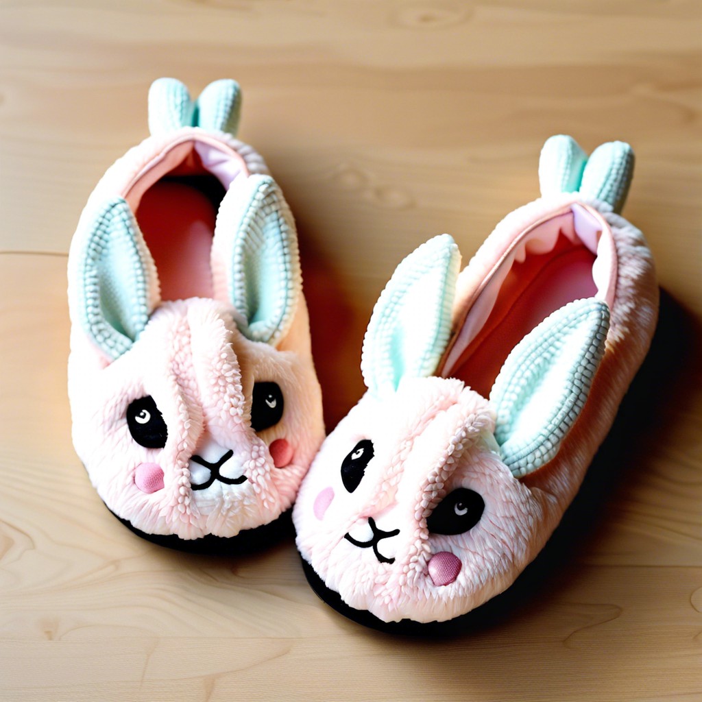 mini bunny slippers