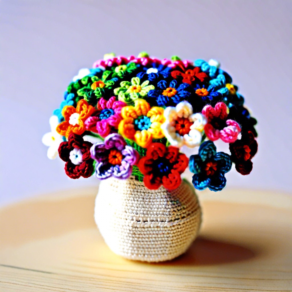 miniature flower bouquet