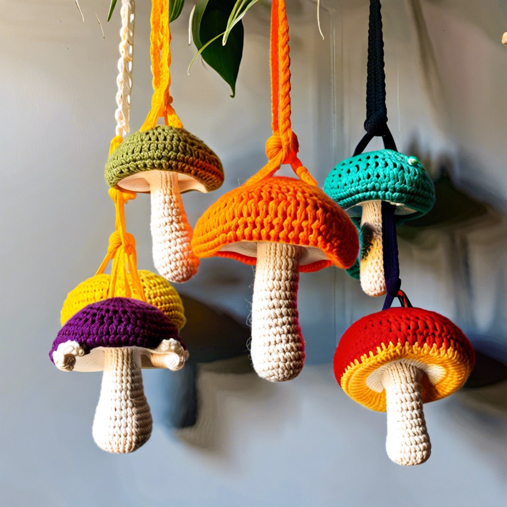 mushroom plant hangers