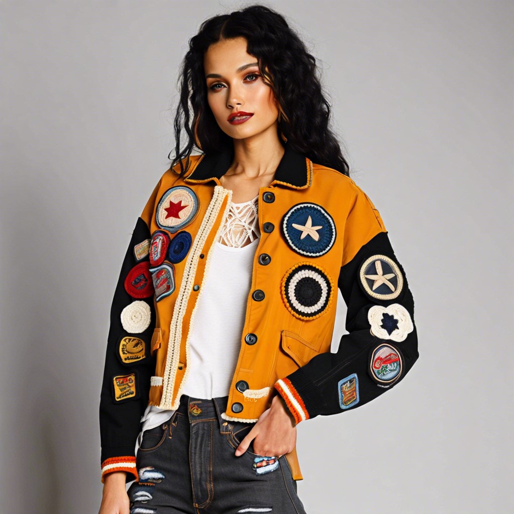 vintage band patch jackets