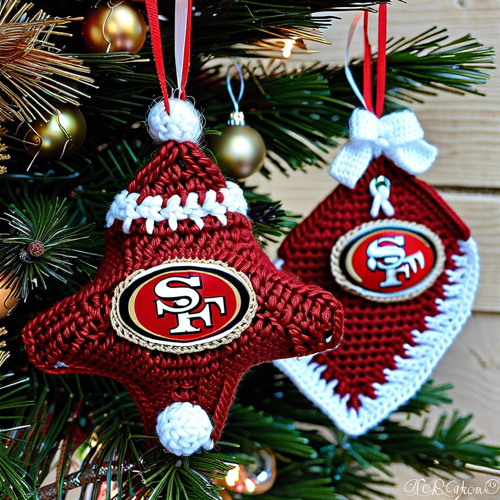 49ers christmas tree ornaments