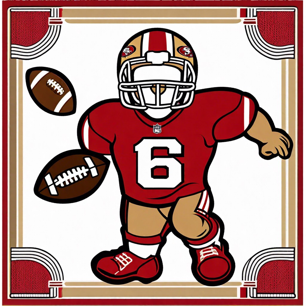 49ers crochet applique