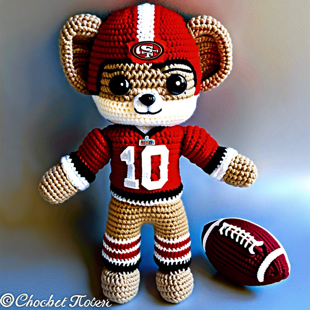 49ers mascot amigurumi